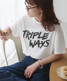 DISCOAT | 【WEB限定】TRIPLEフクレプリントTシャツ(Tシャツ/カットソー)
