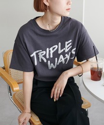 DISCOAT | 【WEB限定】TRIPLEフクレプリントTシャツ(Tシャツ/カットソー)