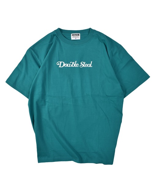 DOUBLE STEAL(ダブルスティール)の「カールロゴ Tシャツ(Tシャツ/カットソー・メンズ・ホワイト/ブラック/エメラルド/ホワイト系その他・MEDIUM/LARGE/X-LARGE)」の4枚目の写真