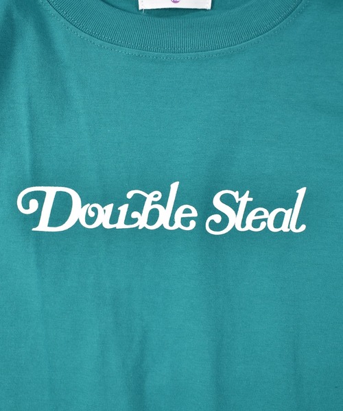 DOUBLE STEAL(ダブルスティール)の「カールロゴ Tシャツ(Tシャツ/カットソー・メンズ・ホワイト/ブラック/エメラルド/ホワイト系その他・MEDIUM/LARGE/X-LARGE)」の10枚目の写真