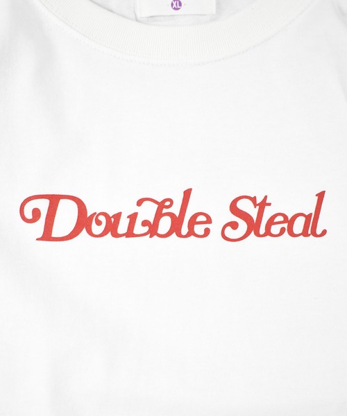 DOUBLE STEAL(ダブルスティール)の「カールロゴ Tシャツ(Tシャツ/カットソー・メンズ・ホワイト/ブラック/エメラルド/ホワイト系その他・MEDIUM/LARGE/X-LARGE)」の9枚目の写真