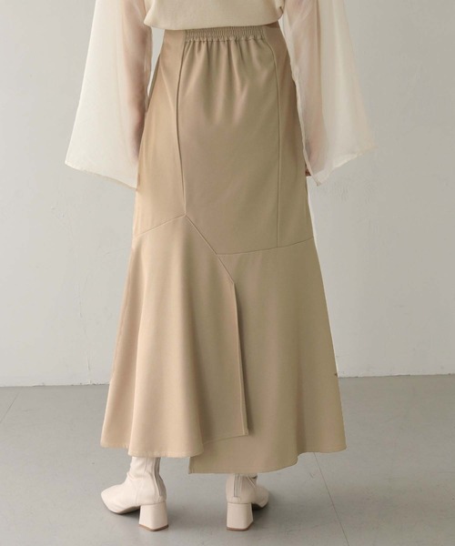 CLEIO（クレイオ）の「【CLEIO】アシメトリーフレアロングスカート/ASYMMETRIC FLARE LONG SKIRT/980-10621（スカート・レディース・ライトベージュ/アイボリー・FREE）」の13枚目の写真