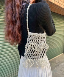 Casselini | Casselini(キャセリーニ)リボンビーズバッグ(ショルダーバッグ)