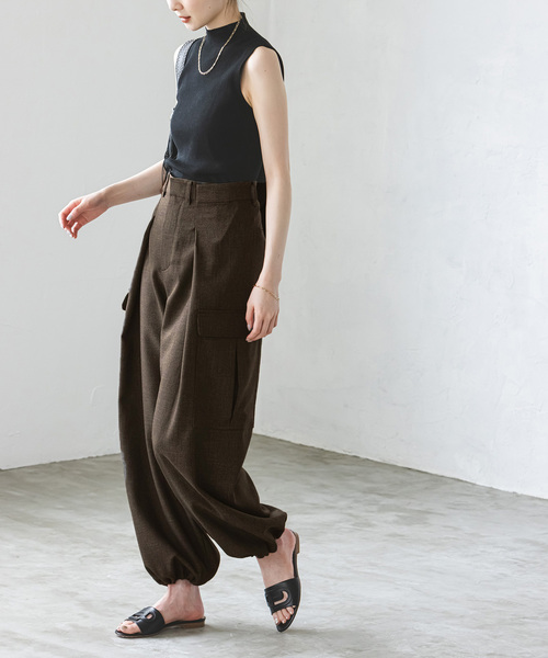 Noble（ノーブル）の「【PROVOKE】tuck cargoパンツ（カーゴパンツ