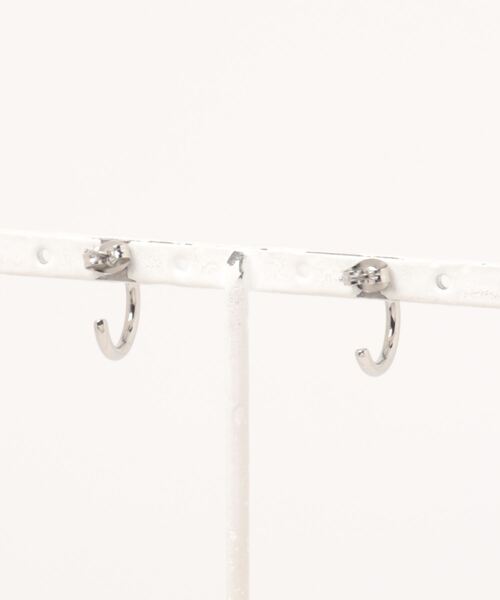 B.I.D.(ビーアイディー)の「《Stainless》Half Hoop Pierce 15mm-ハーフ フープピアス(ピアス(両耳用)・レディース・ゴールド/シルバー・FREE)」の4枚目の写真