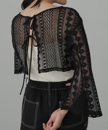 FREE'S MART | ◆前後2Wayレースショート丈カーディガン(カーディガン/ボレロ)