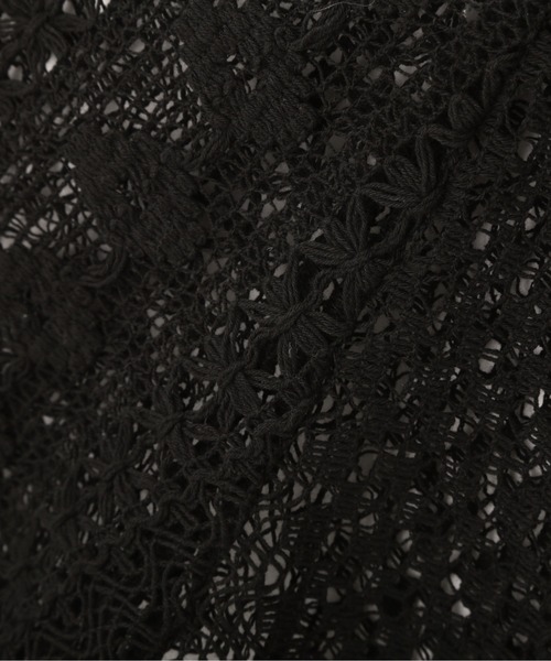 FREE'S MART(フリーズマート)の「◆前後2Wayレースショート丈カーディガン(カーディガン/ボレロ・レディース・ブラック/ホワイト/ブルー・FREE)」の6枚目の写真