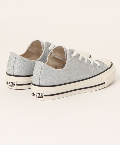 SALON adam et rope'（サロン アダム エ ロペ）の「【CONVERSE（コンバース）】ALL STAR(R) GLITTER OX（スニーカー・レディース・シルバー・22.5cm/23.5cm/24.5cm）」の3枚目の写真
