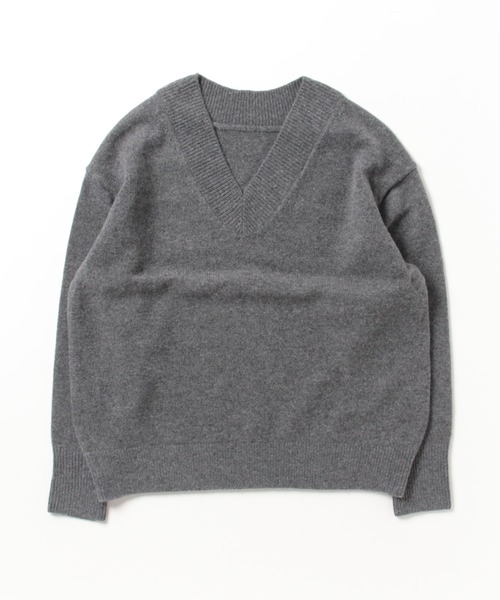 セール】◇【WEB限定】カシミヤブレンドVネックプルオーバーニット
