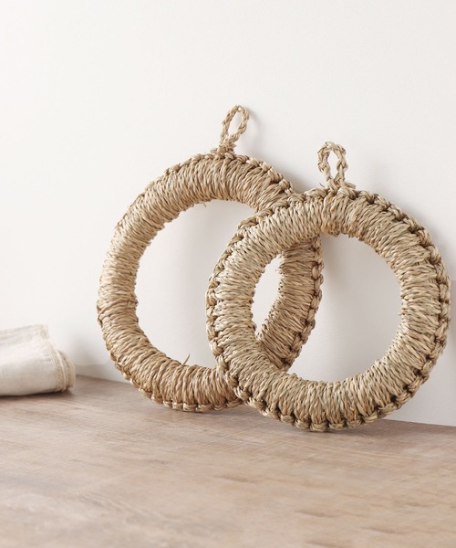 studio CLIP（スタディオクリップ）の「【daily CLIP】い草の鍋敷き 大（キッチンツール・レディース・ナチュラル・FREE）」の4枚目の写真