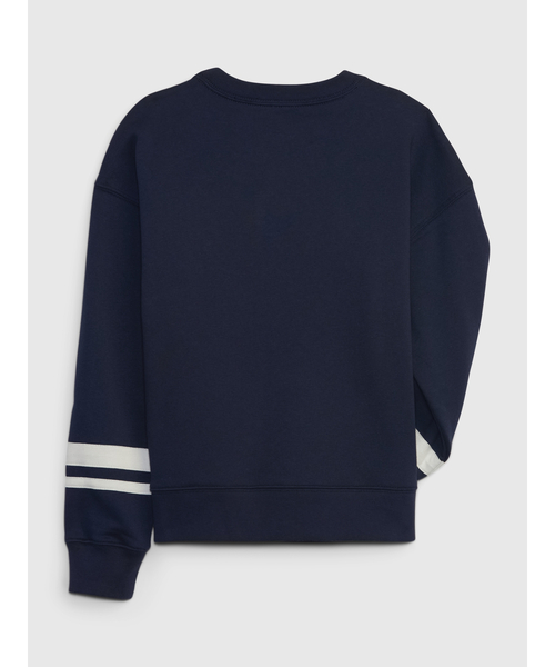 GAP（ギャップ）の「フレンチテリー Gapロゴスウェットシャツ (キッズ)（スウェット・キッズ・ネイビー/ライトグレー・L/XL/XXL/M/XS/S）」の3枚目の写真