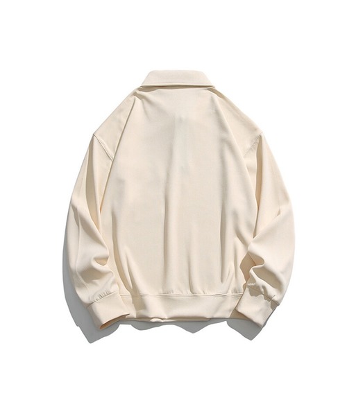 aimoha（アイモハ）の「aimoha menオーバーサイズハーフジップスウェット（スウェット・メンズ・ブラック/ブラウン・X-LARGE/MEDIUM/XX-LARGE/LARGE）」の17枚目の写真