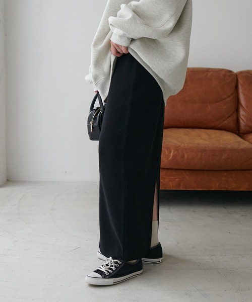 DISCOAT（ディスコート）の「ナローニットスカート（スカート・レディース・ブラック/ライトグレー/パープル・FREE）」の12枚目の写真