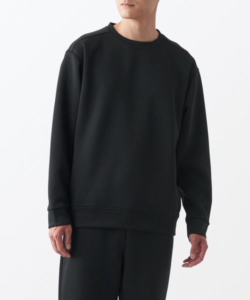 無印良品（ムジルシリョウヒン）の「〔MUJI WALKER〕ＵＶカット乾きやすいスウェットシャツ（スウェット・レディース・ネイビー/グレー系1/ブラック/アイボリー・S/M/L/XL/XS/XXL）」の2枚目の写真