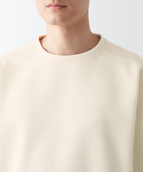 無印良品（ムジルシリョウヒン）の「〔MUJI WALKER〕ＵＶカット乾きやすいスウェットシャツ（スウェット・レディース・ネイビー/グレー系1/ブラック/アイボリー・S/M/L/XL/XS/XXL）」の9枚目の写真