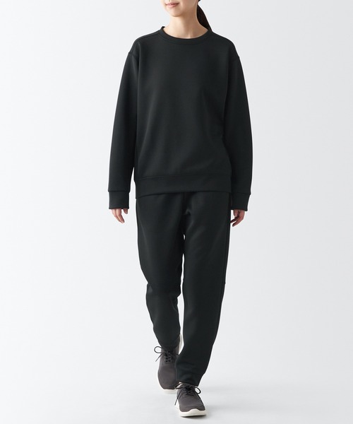 無印良品（ムジルシリョウヒン）の「〔MUJI WALKER〕ＵＶカット乾きやすいスウェットシャツ（スウェット・レディース・ネイビー/グレー系1/ブラック/アイボリー・S/M/L/XL/XS/XXL）」の15枚目の写真