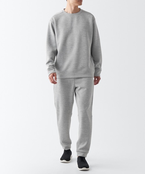 無印良品（ムジルシリョウヒン）の「〔MUJI WALKER〕ＵＶカット乾きやすいスウェットシャツ（スウェット・レディース・ネイビー/グレー系1/ブラック/アイボリー・S/M/L/XL/XS/XXL）」の19枚目の写真