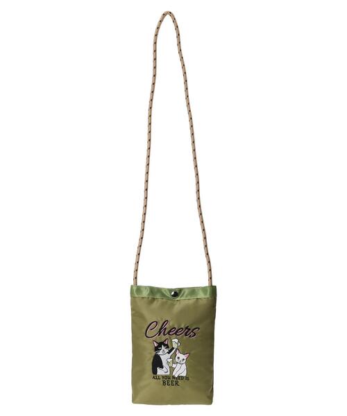 Green　Parks（グリーンパークス）の「・TORCH 刺繍ロープショルダー（ショルダーバッグ・レディース・チャコールグレー/ライトカーキ/ピンク・FREE）」の16枚目の写真