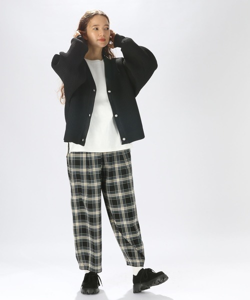 niko and...(ニコアンド)の「軽ワッフルVネックカーディガン(カーディガン/ボレロ・レディース・アイボリー/ブラック/イエロー/ライトグレー・MEDIUM/BIG(L))」の10枚目の写真