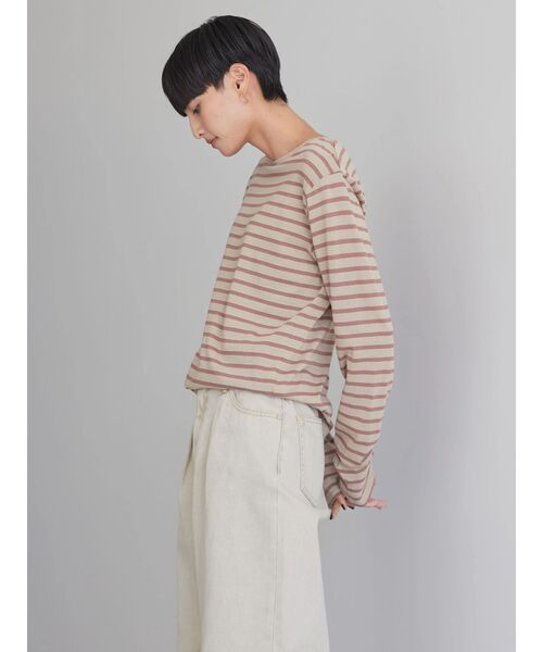 AMERICAN HOLIC(アメリカンホリック)の「シアークルーネックプルオーバー(Tシャツ/カットソー・レディース・グレー系その他4/キャメル/その他7/オフホワイト・L/M)」の17枚目の写真
