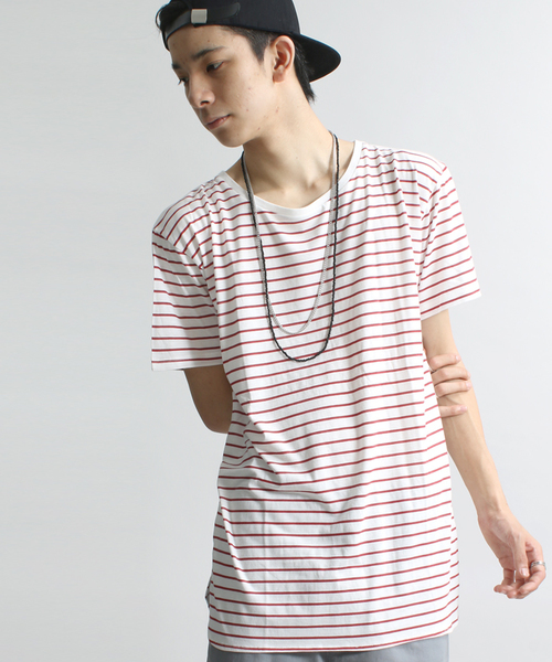 WEGO(ウィゴー)の「WEGO/ラウンドTシャツ(Tシャツ/カットソー・メンズ・カーキ/ホワイト/ブラック系その他/レッド系その他/ブラック・MEDIUM/LARGE)」の1枚目の写真