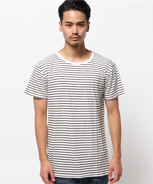 WEGO(ウィゴー)の「WEGO/ラウンドTシャツ(Tシャツ/カットソー・メンズ・カーキ/ホワイト/ブラック系その他/レッド系その他/ブラック・MEDIUM/LARGE)」の20枚目の写真