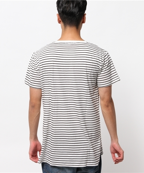 WEGO(ウィゴー)の「WEGO/ラウンドTシャツ(Tシャツ/カットソー・メンズ・カーキ/ホワイト/ブラック系その他/レッド系その他/ブラック・MEDIUM/LARGE)」の14枚目の写真