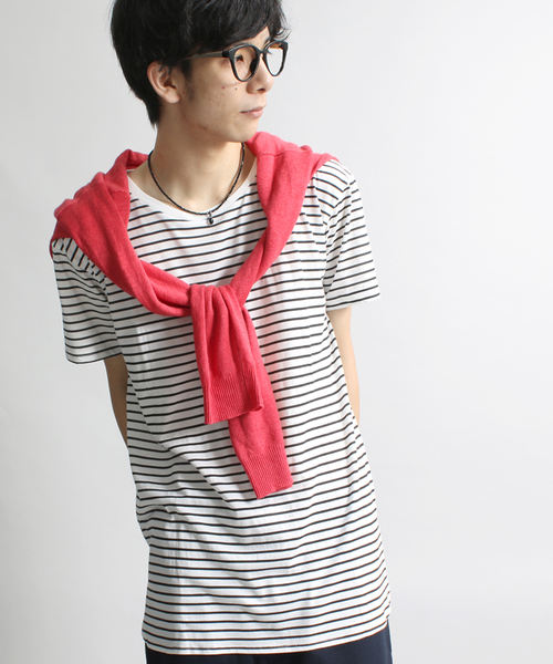 WEGO(ウィゴー)の「WEGO/ラウンドTシャツ(Tシャツ/カットソー・メンズ・カーキ/ホワイト/ブラック系その他/レッド系その他/ブラック・MEDIUM/LARGE)」の12枚目の写真