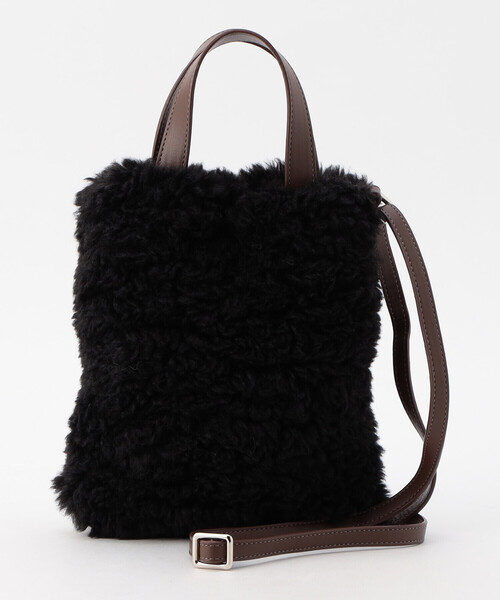 MONO COMME CA(モノコムサ)の「★TV紹介商品★ボア ミニショルダーバッグ(ショルダーバッグ・レディース・オフホワイト/ブラック/グレー・FREE)」の17枚目の写真