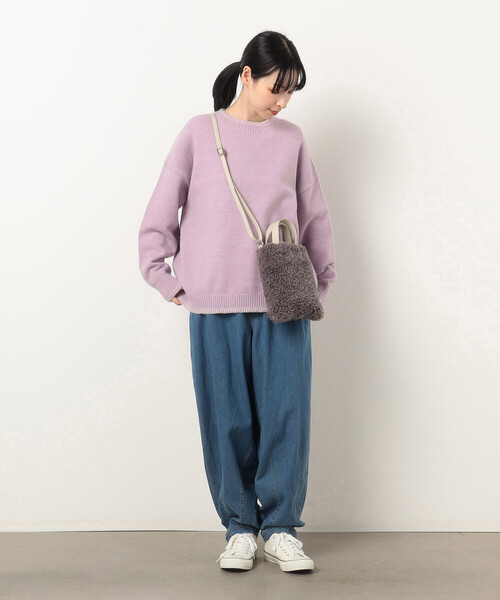 MONO COMME CA(モノコムサ)の「★TV紹介商品★ボア ミニショルダーバッグ(ショルダーバッグ・レディース・オフホワイト/ブラック/グレー・FREE)」の14枚目の写真