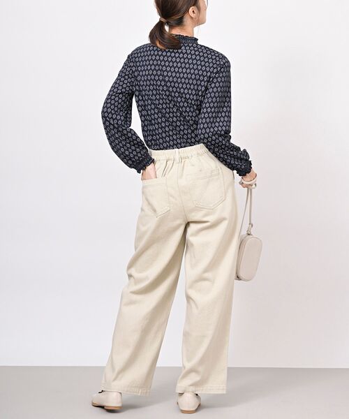 rps（アールピーエス）の「タックワイドパンツ（その他パンツ・レディース・ブルー/アイボリー/ブラック/インディゴブルー・フリー）」の11枚目の写真