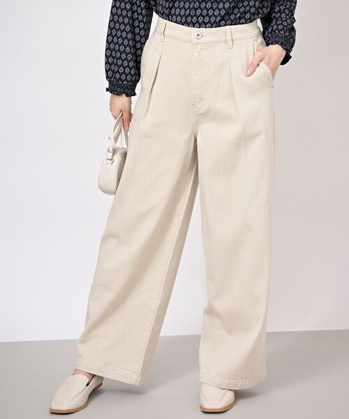 rps（アールピーエス）の「タックワイドパンツ（その他パンツ・レディース・ブルー/アイボリー/ブラック/インディゴブルー・フリー）」の13枚目の写真