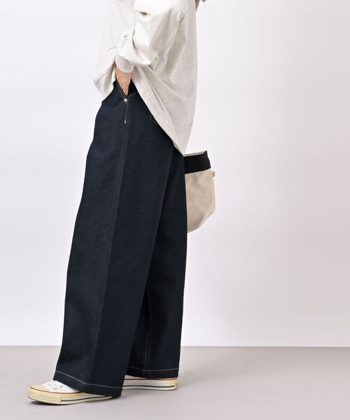 rps（アールピーエス）の「タックワイドパンツ（その他パンツ・レディース・ブルー/アイボリー/ブラック/インディゴブルー・フリー）」の5枚目の写真