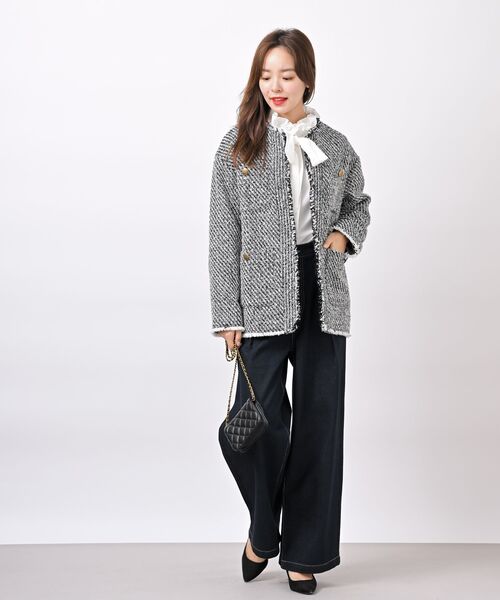 rps（アールピーエス）の「タックワイドパンツ（その他パンツ・レディース・ブルー/アイボリー/ブラック/インディゴブルー・フリー）」の6枚目の写真