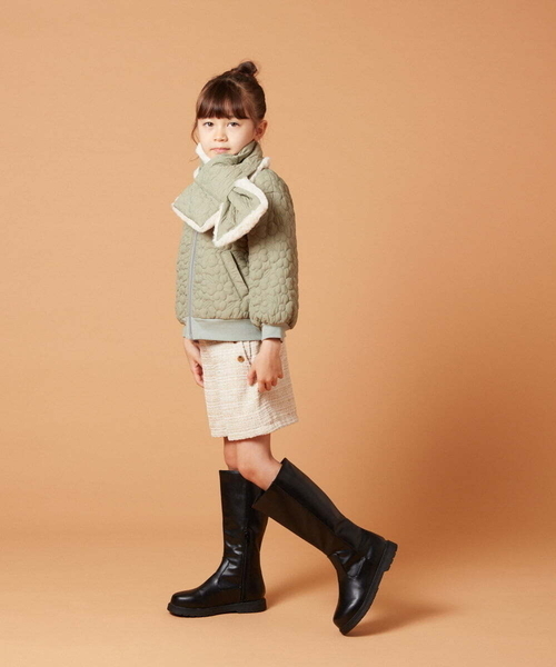 a.v.v（アーヴェヴェ）の「[140-150]ツイードショートパンツ（その他パンツ・キッズ・ライトグレー/ベージュ・140/150）」の21枚目の写真