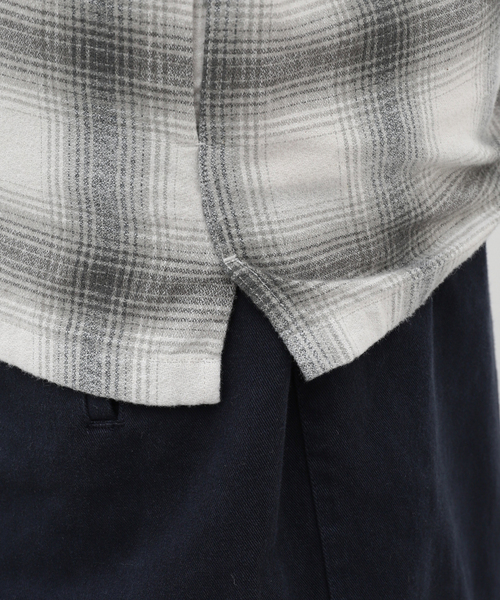 JOURNAL STANDARD J.S HOMESTEAD（ジャーナルスタンダードホームステッド）の「【J.S.Homestead】C/Li/W CREAP BOARD SHIRTS（シャツ/ブラウス・メンズ・アイボリー/ライトグレー/ベージュ系その他・MEDIUM/LARGE）」の19枚目の写真