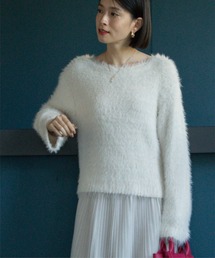 OPAQUE.CLIP | ≪ヒルナンデス！で紹介≫ ラメシャギーニット【洗濯機洗い可】(ニット/セーター)