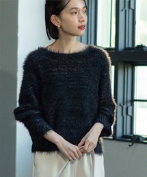 OPAQUE.CLIP | ≪ヒルナンデス！で紹介≫ ラメシャギーニット【洗濯機洗い可】(ニット/セーター)