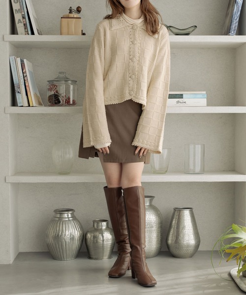 Ambre Neige（アンブルネージュ）の「レイヤードカーゴスカパン／【WEB/EC限定商品】（その他パンツ・レディース・ブラック/グレー/モカ・FREE）」の17枚目の写真