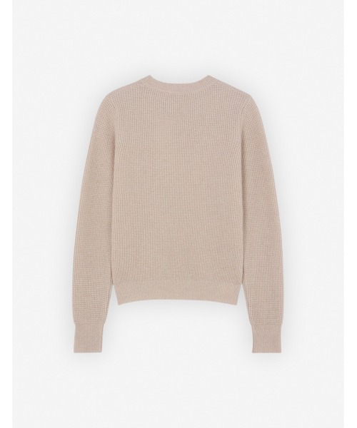 MAISON KITSUNE メゾンキツネ レディースニット セーター LW00812KT1063 / HANDWRITING COMFORT JUMPER グレー Maison Kitsune（メゾンキツネ）の「MAISON KITSUNE HANDWRITING