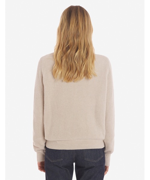MAISON KITSUNE メゾンキツネ レディースニット セーター LW00812KT1063 / HANDWRITING COMFORT JUMPER グレー Maison Kitsune（メゾンキツネ）の「MAISON KITSUNE HANDWRITING
