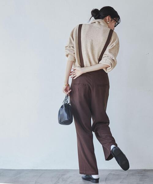 coen（コーエン）の「ホールガーメントタートルネックニット（ニット/セーター・レディース・ブラック/ベージュ/レッド/オフホワイト/ダークグレー・M/L）」の16枚目の写真