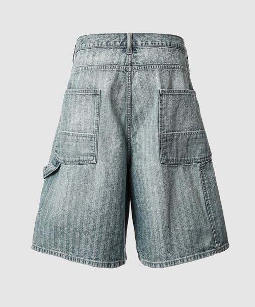 BOW WOW（バウワウ）の「GALAXY SYRUP DOUBLE KNEE PAINTER SHORTS