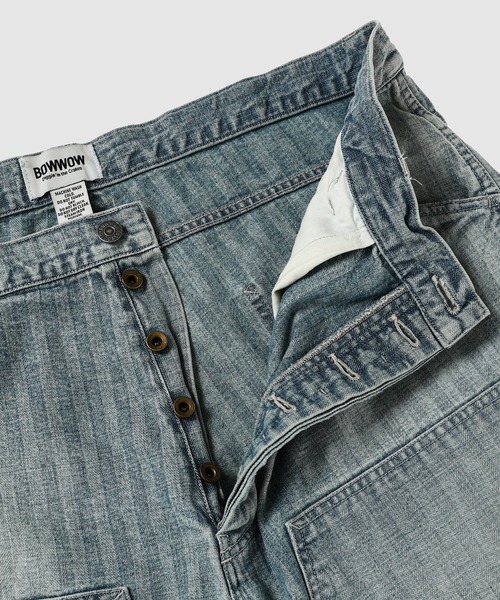 BOW WOW（バウワウ）の「GALAXY SYRUP DOUBLE KNEE PAINTER SHORTS