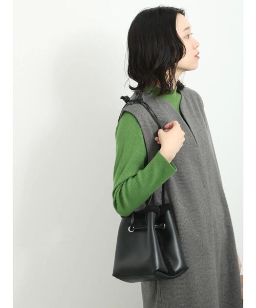 Samansa Mos2 blue（サマンサモスモスブルー）の「ボアスクエアショルダーバッグ（ハンドバッグ・レディース・ブラック/モカ/キナリ・F）」の7枚目の写真