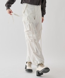 idem（イデム）の「ribbon nylon cargo pants/リボンナイロンカーゴパンツ【Sサイズあり】（カーゴパンツ）」