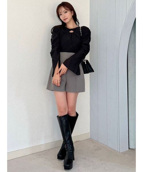 RESEXXY（リゼクシー）の「ポイントオープンブラウス（シャツ/ブラウス・レディース・ミント/その他1/アイボリー/ブラック・FREE）」の15枚目の写真