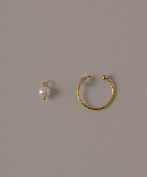 muku(ムク)の「金属アレルギー対応 4WAYパールピアス/サージカルステンレス/316L(ピアス(両耳用)・レディース・シルバー/ゴールド・FREE)」の4枚目の写真