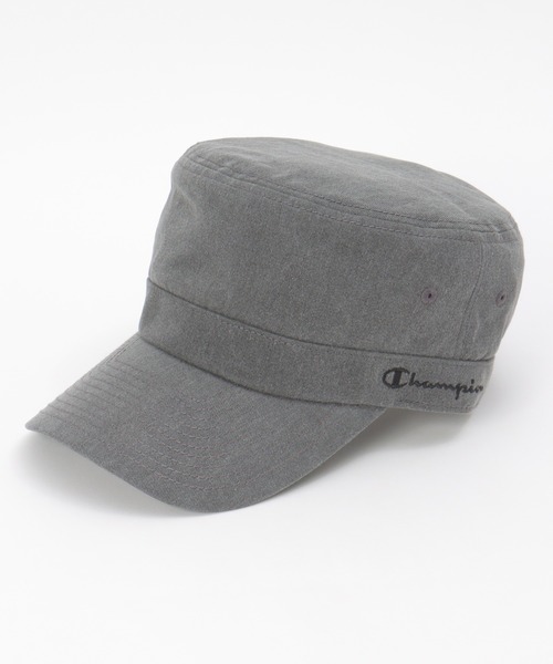 Champion(チャンピオン)の「Champion チャンピオン ウォッシュワークキャップ(キャップ・メンズ・ブラック/ベージュ/グレー・FREE)」の4枚目の写真