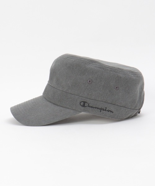 Champion(チャンピオン)の「Champion チャンピオン ウォッシュワークキャップ(キャップ・メンズ・ブラック/ベージュ/グレー・FREE)」の6枚目の写真